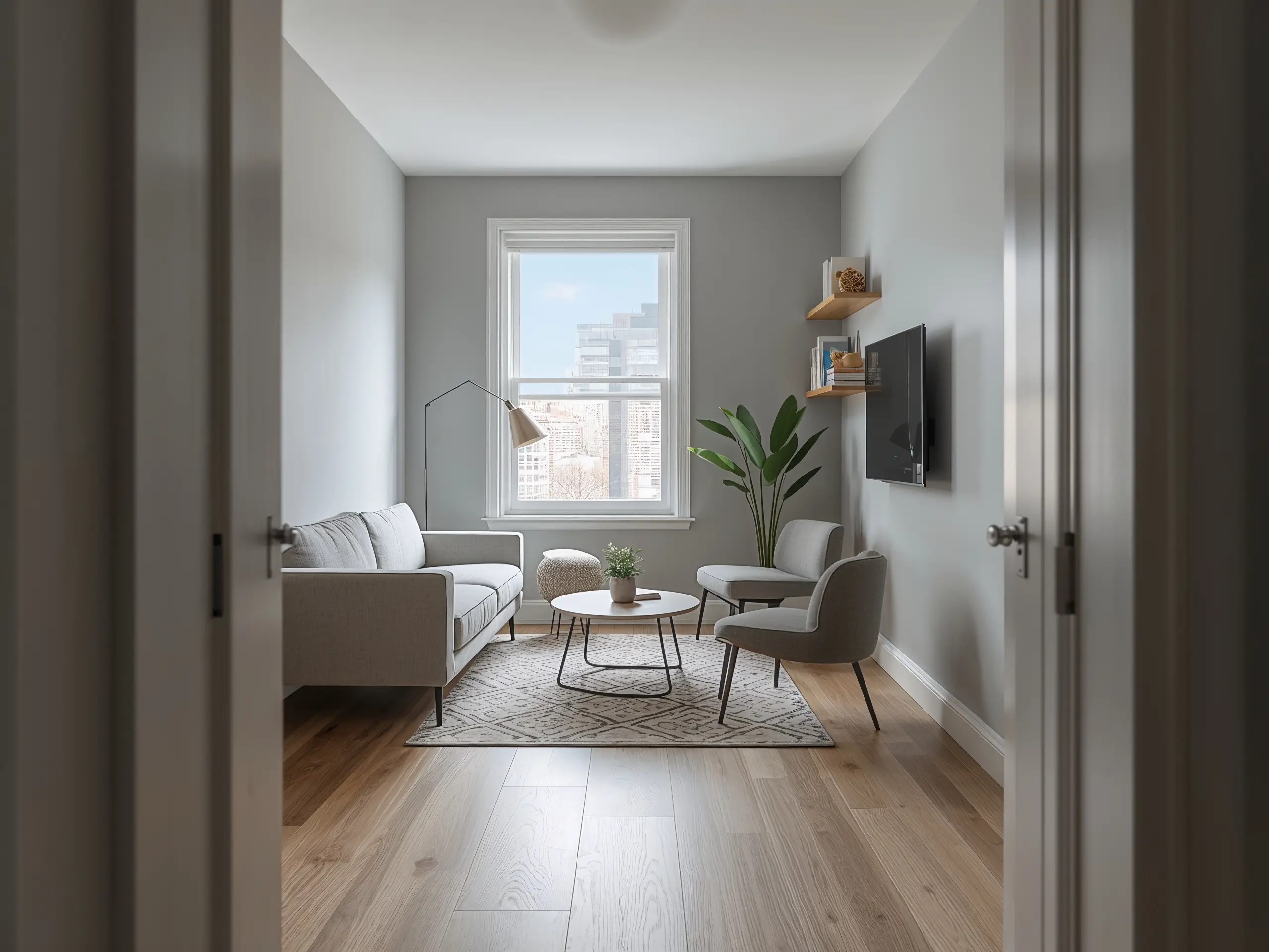 Budget Townhouse Living Room